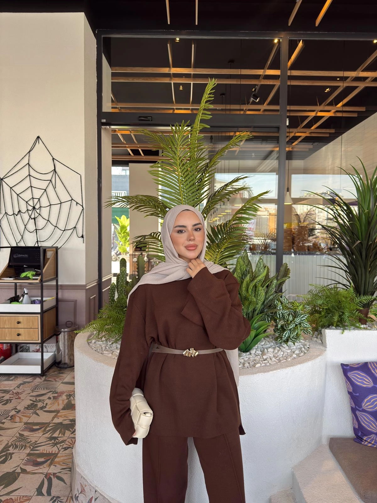 Kahverengi Meysa Triko Takım 2501