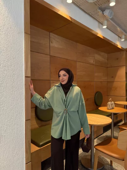 YEŞİL M.D MUADİL GÖMLEK 0220