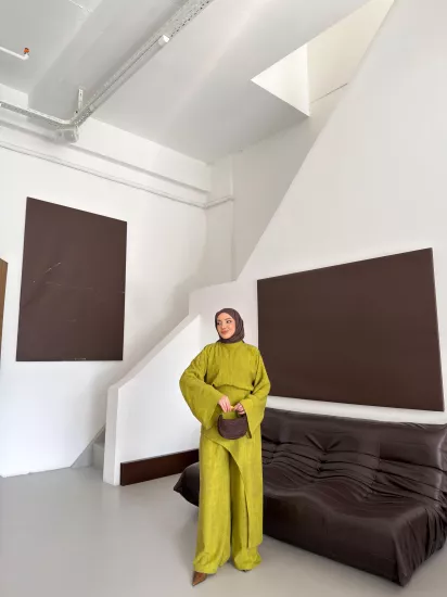 ELORA KETEN  TAKIM 6180 YAĞ YEŞİLİ 
