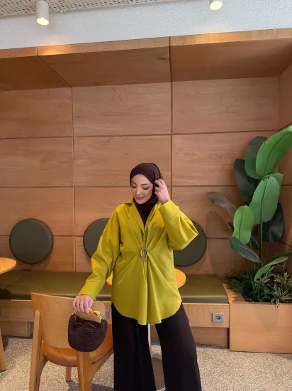 YAĞ YEŞİLİ  M.D MUADİL GÖMLEK 0220