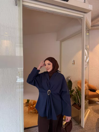 LACİVERT M.D MUADİL GÖMLEK 0220