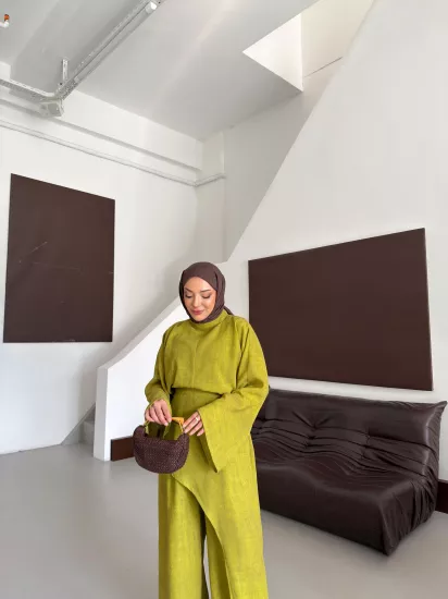ELORA KETEN  TAKIM 6180 YAĞ YEŞİLİ 