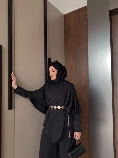 SİYAH  HENNA  ÜÇLÜ TAKIM 6140 