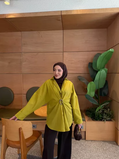 YAĞ YEŞİLİ  M.D MUADİL GÖMLEK 0220