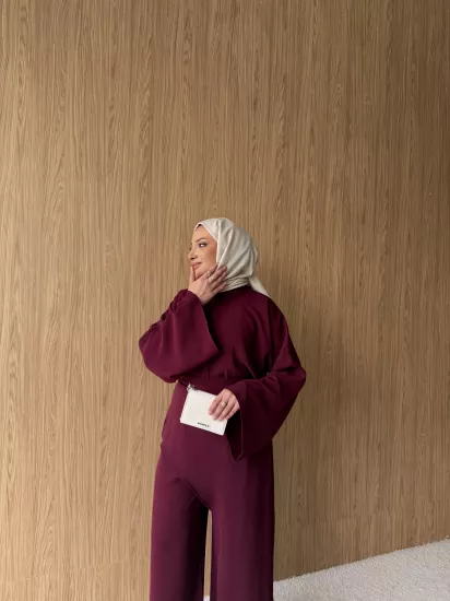 BORDO AURA ÜÇLÜ TAKIM 6146