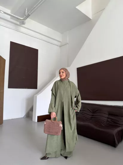HAKİ  İBİZA KETEN  TAKIM 6171