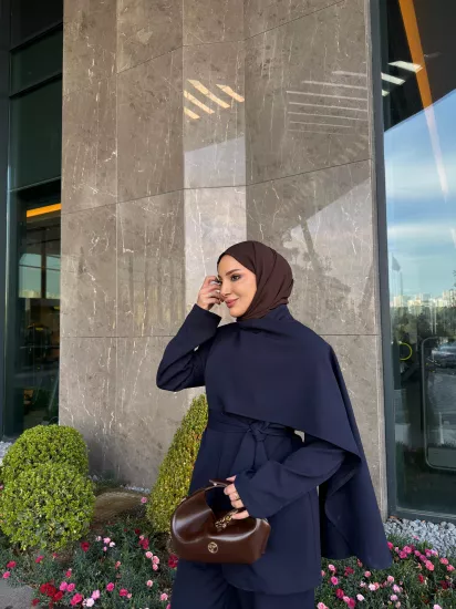 LACİVERT  PARLA CEKET  0221