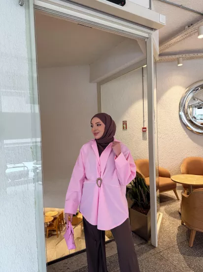 PEMBE M.D MUADİL GÖMLEK 0220