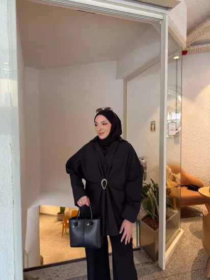 SİYAH  M.D MUADİL GÖMLEK 0220