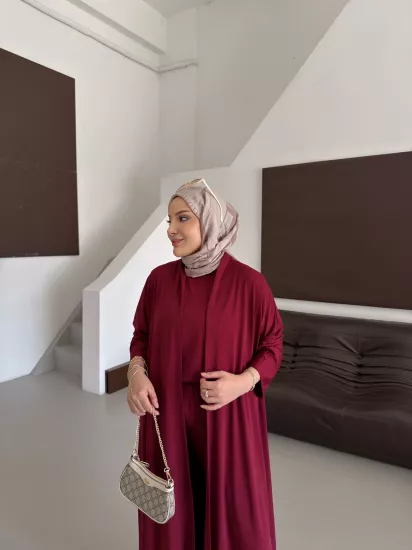 MİA SANDY ÜÇLÜ TAKIM 6181 BORDO