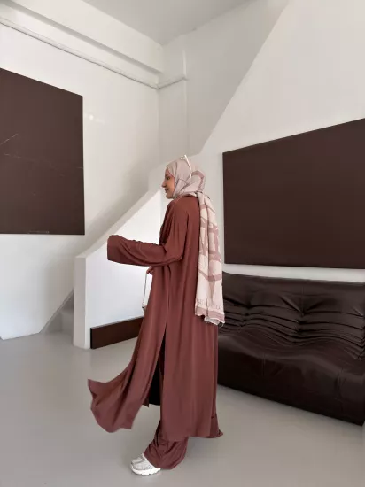 MİA SANDY ÜÇLÜ TAKIM 6181 KAHVE 