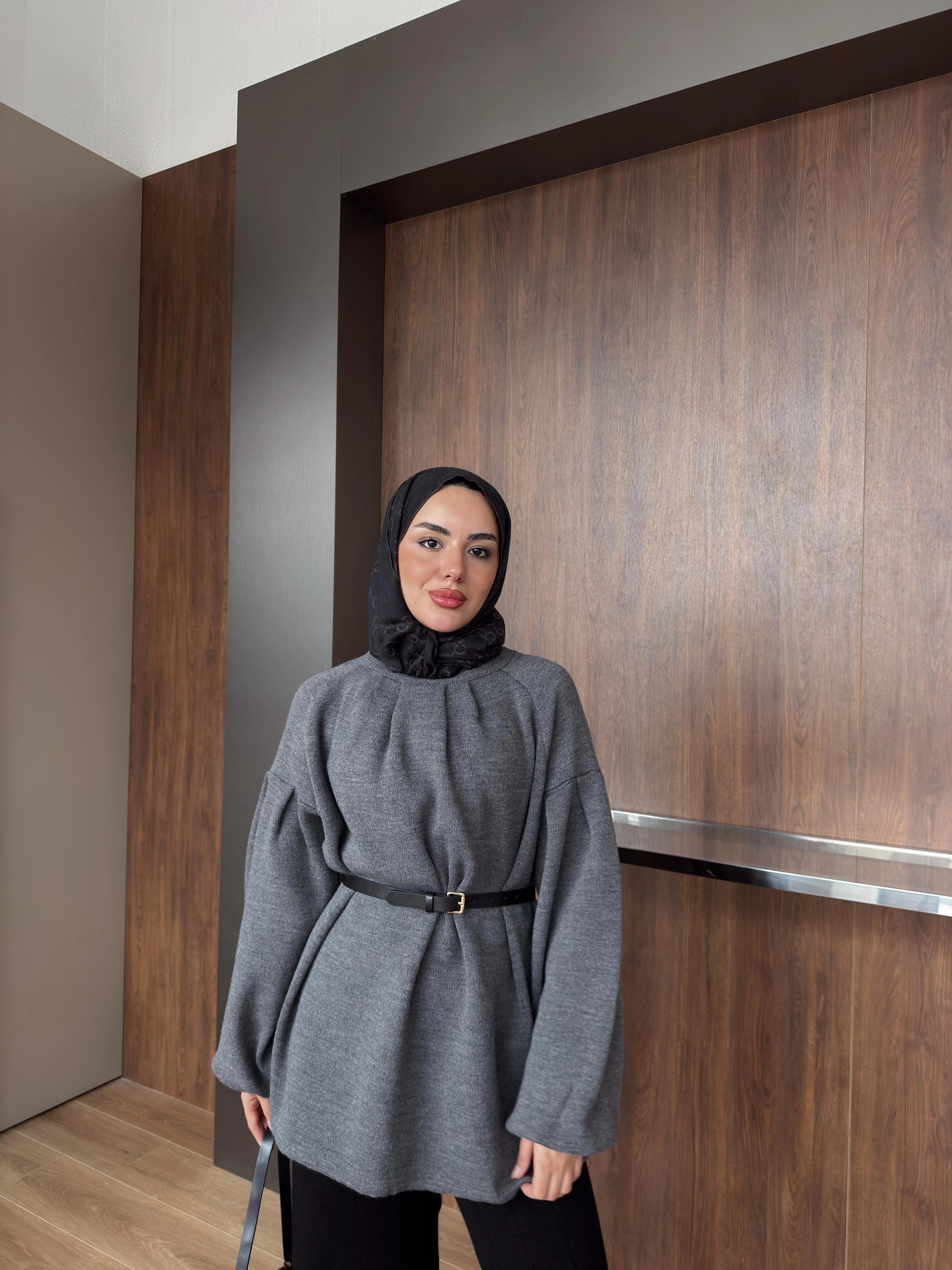 ANTRASİT LUNA TRİKO TUNİK 2512