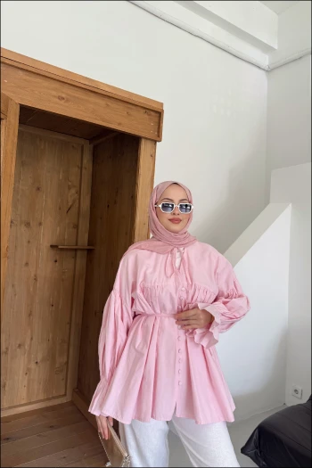 Pembe Nera Gömlek