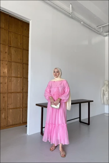 Pembe Nossa Elbise