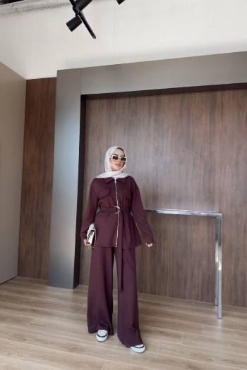 Bordo Elvis Oysho Takım