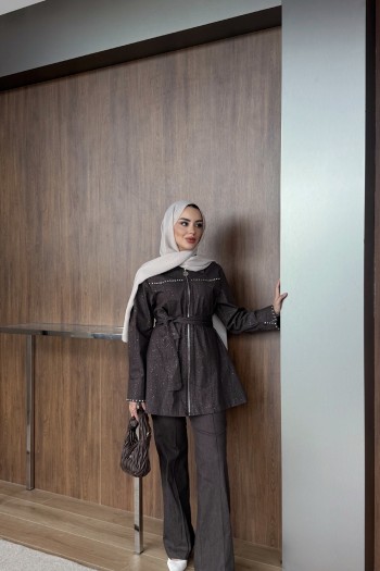 Kahve Nancy Kot Takım