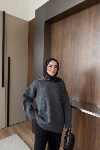 Antrasit Susi Triko Kazak