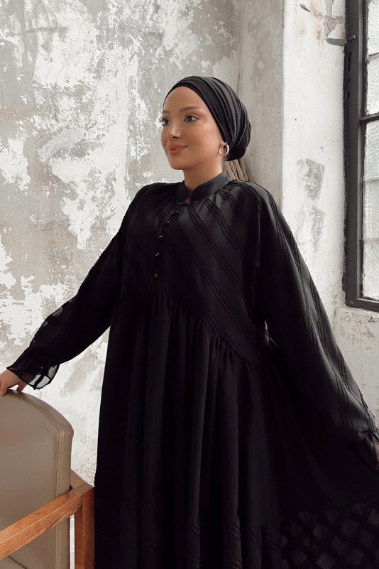 Lisa Elbise -Siyah