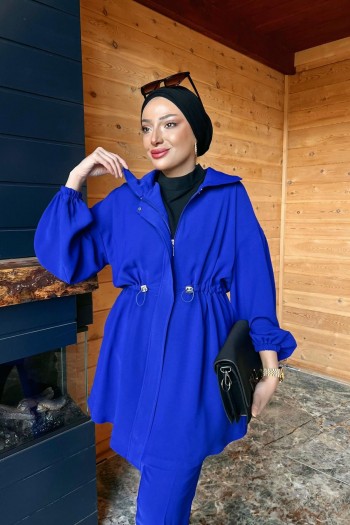 Saks Mavisi Naturel Tünelli Patlı Takım