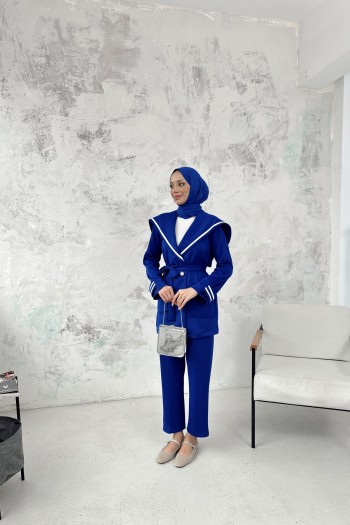 Saks Candies Şal Yaka Scuba Takım