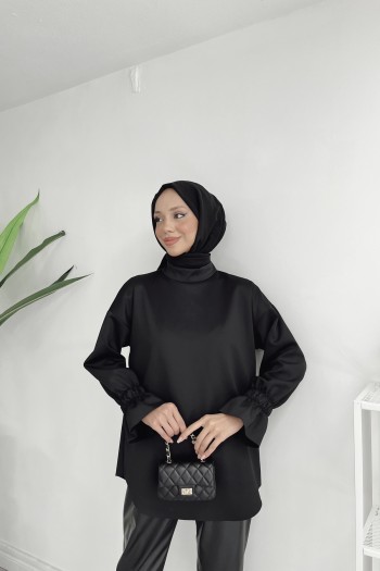 Siyah Asira Tunik