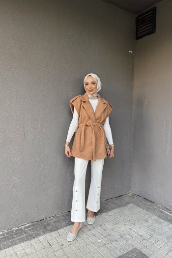 Camel Buklet Yelek