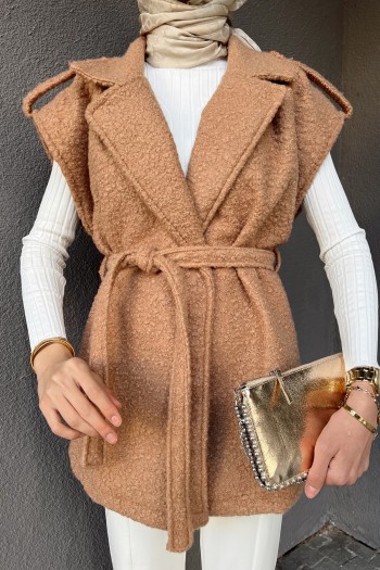 Camel Buklet Yelek