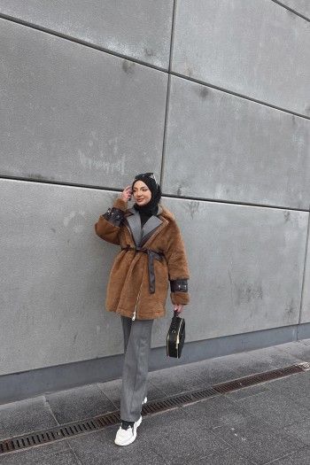 Vizon Goldie Peluş Mont