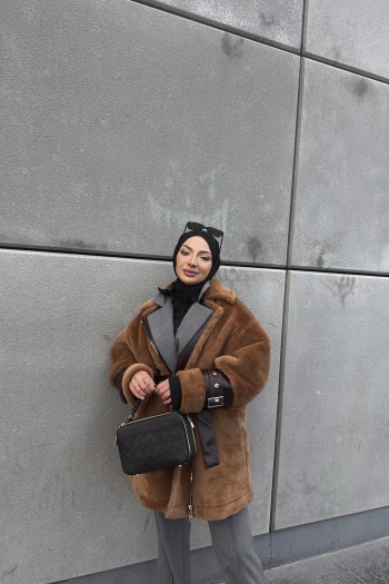 Vizon Goldie Peluş Mont